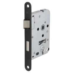 ATZ Insteekslot Dag/nachtslot Met Zwarte Voorplaat Doorn 50mm PC 55mm