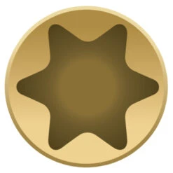 Dynaplus Xtreme Vlonderschroef Platkop AR-Bronze Coating TX-25 5.0x40 150 Stuks -InterieurKunst Verkoopwinkel 123 5855