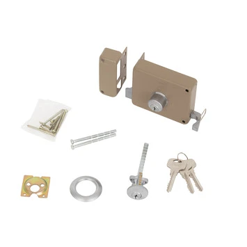 Yale Oplegslot Met Buitencilinder Los Grijs Gelakt 615-50mm 4 Yale Oplegslot Met Buitencilinder Los Grijs Gelakt 615-50mm - Afbeelding 4