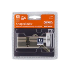 NEMEF Veiligheidsknopcilinder NF2 30/30 Mm SKG 2-sterren -InterieurKunst Verkoopwinkel 123 5928