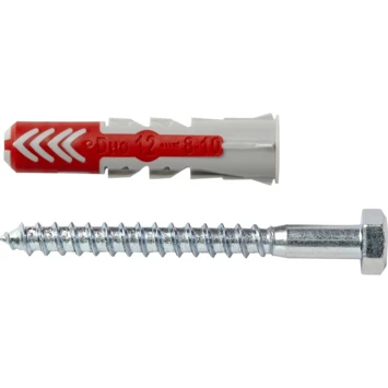 Fischer Universeelplug DuoPower 12x60mm Met Zeskantschroef 10 Stuks 1 Fischer Universeelplug DuoPower 12x60mm Met Zeskantschroef 10 Stuks