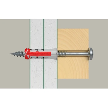 Fischer Universeelplug DuoPower 12x60mm Met Zeskantschroef 10 Stuks 5 Fischer Universeelplug DuoPower 12x60mm Met Zeskantschroef 10 Stuks - Afbeelding 5