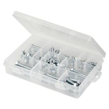 GAMMA Zeskantbouten En Moeren Assortiment 48 Stuks 1 GAMMA Zeskantbouten En Moeren Assortiment 48 Stuks