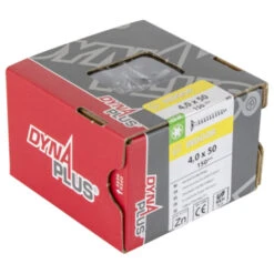 Dynaplus Schroef Universeel Platkop Verzinkt TX-20 4.0x50 150 Stuks -InterieurKunst Verkoopwinkel 123 6102