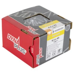 Dynaplus Schroef Universeel Platkop Verzinkt TX-25 4.5x45 150 Stuks 5 Dynaplus Schroef Universeel Platkop Verzinkt TX-25 4.5x45 150 Stuks -InterieurKunst Verkoopwinkel 123 6129