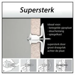 Toggler Hollewandplug TC40 15-19 Mm 40 Stuks -InterieurKunst Verkoopwinkel 123 6132