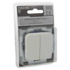 Busch-Jaeger Reflex SI Wissel-wisselschakelaar Wit -InterieurKunst Verkoopwinkel 123 621
