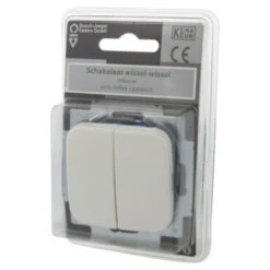 Busch-Jaeger Reflex SI Wissel-wisselschakelaar Wit -InterieurKunst Verkoopwinkel 123 622