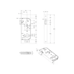 ATZ Insteekslot Loopslot Zwaar Belastbaar Doorn 50mm -InterieurKunst Verkoopwinkel 123 6284
