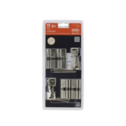 Nemef Veiligheidscilinder NF3+ 30/30 Mm SKG 3-sterren Gelijksluitend 4 Stuks -InterieurKunst Verkoopwinkel 123 6370