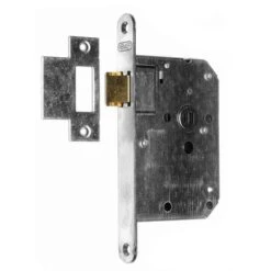 NEMEF 1200 Serie Insteekslot Loopslot Met Rvs Voorplaat Doorn 50mm