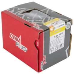 Dynaplus Schroef Universeel Platkop Verzinkt TX-25 4.5x70 150 Stuks -InterieurKunst Verkoopwinkel 123 6474