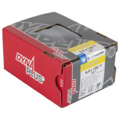 Dynaplus Schroef Universeel Platkop Verzinkt TX-30 6.0x120 50 Stuks -InterieurKunst Verkoopwinkel 123 6513