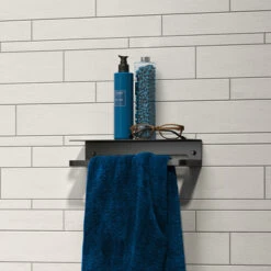 Tiger Douchemand Met Handdoekhouder Caddy Zw -InterieurKunst Verkoopwinkel 123 6570