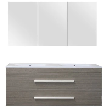 Style Badmeubelset Eiken Donkergrijs 120 Cm 1 Style Badmeubelset Eiken Donkergrijs 120 Cm