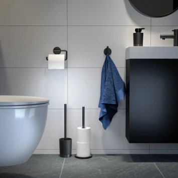 TIGER WC-BORSTELHOUDER TUNE VRIJSTAAND ZWART 2 TIGER WC-BORSTELHOUDER TUNE VRIJSTAAND ZWART - Afbeelding 2