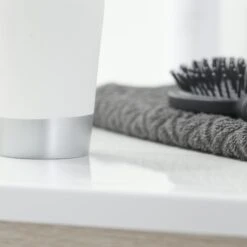 Sealskin Tandenborstelhouder Glossy Zilver 12 Sealskin Tandenborstelhouder Glossy Zilver -InterieurKunst Verkoopwinkel 123 6868