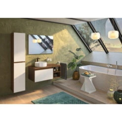 Atlantic By Allibert Badmeubelset Lia 90 Cm Hout En Wit -InterieurKunst Verkoopwinkel 123 6890