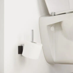 Tiger Reserverolhouder Zenna Hangend Chroom/Wengé -InterieurKunst Verkoopwinkel 123 7138