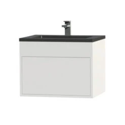 Tiger Helsinki Badkamermeubel 60 Cm Hoogglans Wit Met Wastafel Polybeton Zwart 5 Tiger Helsinki Badkamermeubel 60 Cm Hoogglans Wit Met Wastafel Polybeton Zwart -InterieurKunst Verkoopwinkel 123 7143