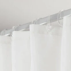 Sealskin Douchegordijn Flow 180x200cm Zwart/wit -InterieurKunst Verkoopwinkel 123 7146