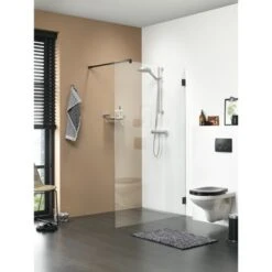 Sealskin Inloopdouche I AM A3 120x200 Cm Zwart