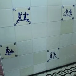 Wandtegel Decor Oud Hollands 13x13 Cm -InterieurKunst Verkoopwinkel 123 7202