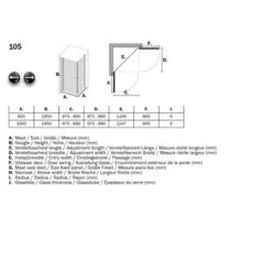 Sealskin Douchecabine Met Swingdeur C105 Hoekinstap 90x195 Cm Chroom -InterieurKunst Verkoopwinkel 123 7250
