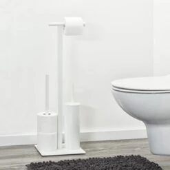 Sealskin Toiletrek Square Metaal Wit -InterieurKunst Verkoopwinkel 123 7425