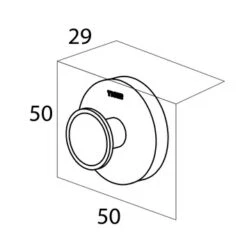 Tiger Haak Urban Groot Zwart -InterieurKunst Verkoopwinkel 123 7433