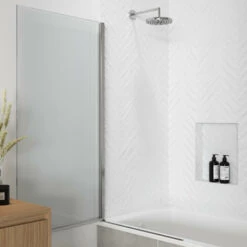 Sealskin Badwand Hooked 75x140cm Hoogglans Aluminium -InterieurKunst Verkoopwinkel 123 7508