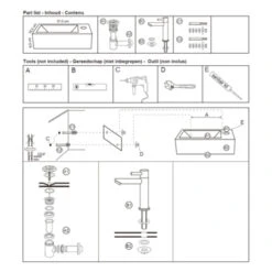Differnz Fonteinset Helios Wit 36x18x8 Cm -InterieurKunst Verkoopwinkel 123 7528