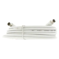Q-Link Coax Kabel 3CV2 HF 10 Meter Stekker Rechtwit -InterieurKunst Verkoopwinkel 123 777