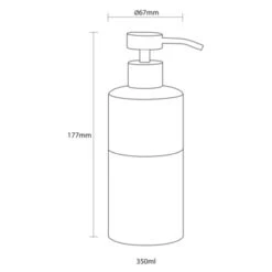 Sealskin Zeepdispenser Doppio Bruin -InterieurKunst Verkoopwinkel 123 7781