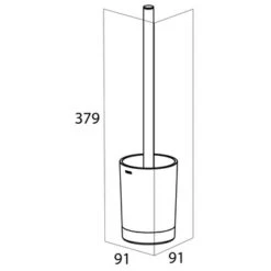 TIGER WC-BORSTELHOUDER TUNE VRIJSTAAND MESSING ZWART 6 TIGER WC-BORSTELHOUDER TUNE VRIJSTAAND MESSING ZWART -InterieurKunst Verkoopwinkel 123 7803
