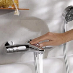 Grohe Thermostatische Badkraan Precision Trend Chroom 15 Cm -InterieurKunst Verkoopwinkel 123 7866