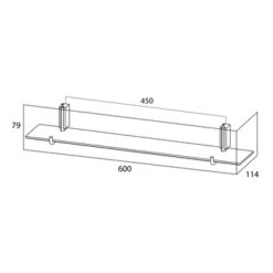 Tiger Planchet Cliqit Donkergrijs RVS -InterieurKunst Verkoopwinkel 123 7962