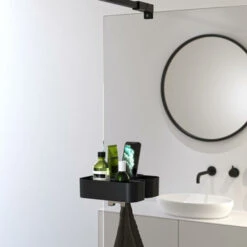 Tiger Douchemand Voor Douchewand 2-store Zwart -InterieurKunst Verkoopwinkel 123 8044