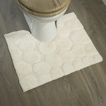 Sealskin WC Mat Pebbles 50x60 Cm Ivoor 2 Sealskin WC Mat Pebbles 50x60 Cm Ivoor - Afbeelding 2