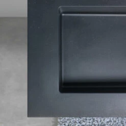 Tiger Reverse Meubelset 80 Cm Met 2 Lades Chalet Eik / Mat Zwart Inclusief Quadro Wastafel Mat Zwart -InterieurKunst Verkoopwinkel 123 8288