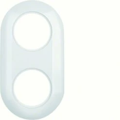 Berker 2-voudig Afdekraam 1930 Wit