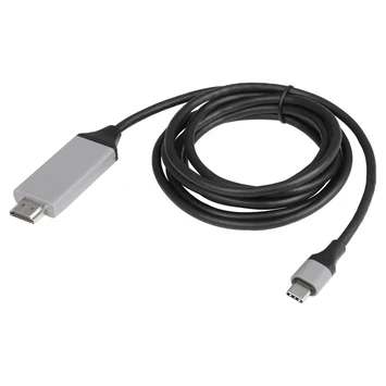 Q-link USB-C Naar HDMI Kabel 1.8 Meter Zwart 1 Q-link USB-C Naar HDMI Kabel 1.8 Meter Zwart