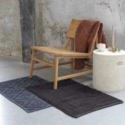 Sealskin Badmat Aztec 60x90cm Donkergrijs -InterieurKunst Verkoopwinkel 123 8447