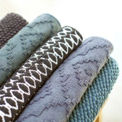 Sealskin Badmat Aztec 60x90cm Donkergrijs -InterieurKunst Verkoopwinkel 123 8449