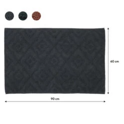 Sealskin Badmat Aztec 60x90cm Donkergrijs -InterieurKunst Verkoopwinkel 123 8450