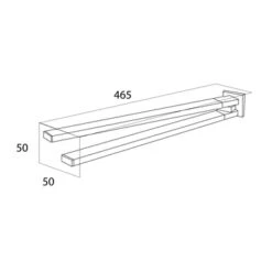 Tiger Handdoekrek Items Met Draaibare Armen Chroom -InterieurKunst Verkoopwinkel 123 8499