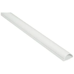 D-line Kabelgoot Halfrond Wit 50/25 Mm 1 Meter