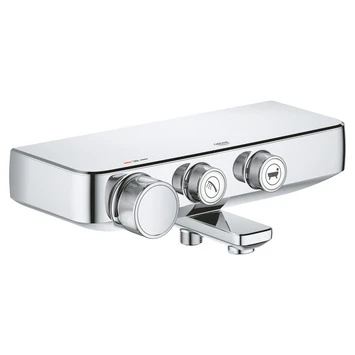 GROHE Thermostatische Badkraan Grohtherm SmartControl Chroom 1 GROHE Thermostatische Badkraan Grohtherm SmartControl Chroom