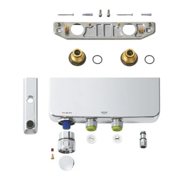 GROHE Thermostatische Badkraan Grohtherm SmartControl Chroom 3 GROHE Thermostatische Badkraan Grohtherm SmartControl Chroom - Afbeelding 3