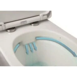 Lafiness Staand Toilet Zonder Spoelrand Wit -InterieurKunst Verkoopwinkel 123 8892